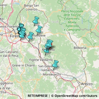 Mappa Località Pontifogno Fabbriche, 50066 Reggello FI, Italia (17.40211)