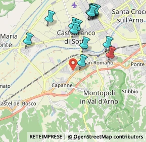 Mappa Via Enrico Mattei, 56020 Montopoli in Val D'arno PI, Italia (2.24357)