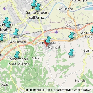 Mappa Via Curtatone e Montanara, 56028 San Miniato PI, Italia (3.59933)