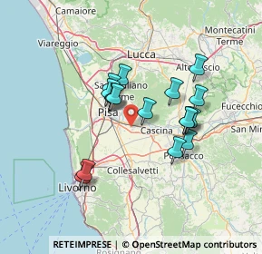 Mappa 56021 Pisa PI, Italia (11.67529)