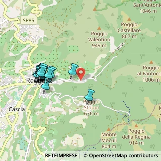 Mappa Località Pontifogno alle Maremme, 50066 Reggello FI, Italia (1.07857)