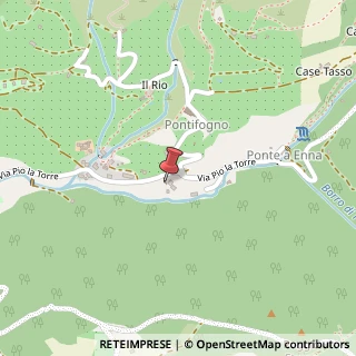 Mappa Località Pontifogno alle Maremme, 79, 50066 Reggello, Firenze (Toscana)