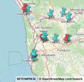 Mappa Via Pontecorvo Pellegrino, 56121 Pisa PI, Italia (15.756)