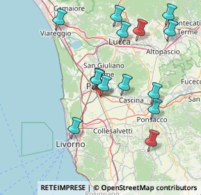 Mappa Via Pontecorvo Pellegrino, 56121 Pisa PI, Italia (16.57214)