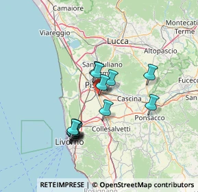 Mappa Via Pontecorvo Pellegrino, 56121 Pisa PI, Italia (12.59857)