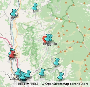 Mappa Piazzetta del Pero, 50066 Reggello FI, Italia (6.5975)