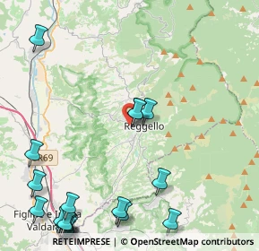 Mappa Piazzetta del Pero, 50066 Reggello FI, Italia (6.443)