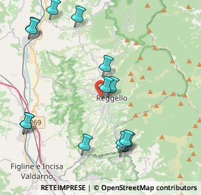 Mappa Piazzetta del Pero, 50066 Reggello FI, Italia (4.84071)