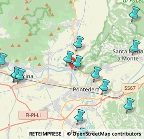 Mappa Piazza Indipendenza, 56012 Calcinaia PI, Italia (5.39714)