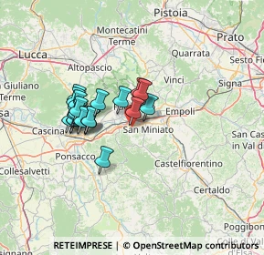 Mappa Via Guglielmo Pepe, 56028 San Miniato PI, Italia (11.145)