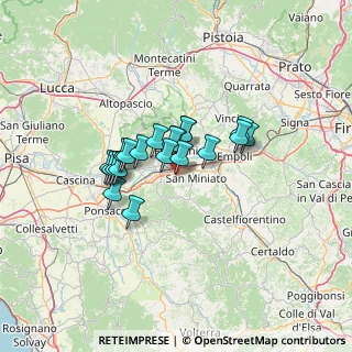 Mappa Via Guglielmo Pepe, 56028 San Miniato PI, Italia (9.3105)