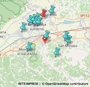 Mappa Via Guglielmo Pepe, 56028 San Miniato PI, Italia (3.66538)