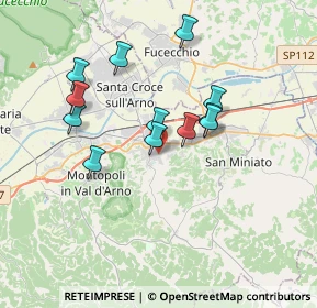 Mappa Via Guglielmo Pepe, 56028 San Miniato PI, Italia (3.21833)