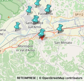 Mappa Via Guglielmo Pepe, 56028 San Miniato PI, Italia (3.81364)