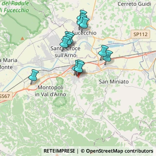 Mappa Via Guglielmo Pepe, 56028 San Miniato PI, Italia (3.54429)