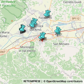 Mappa Via Guglielmo Pepe, 56028 San Miniato PI, Italia (3.60412)