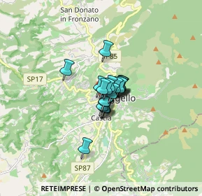 Mappa Via Massimiliano Guerri, 50066 Reggello FI, Italia (0.7315)