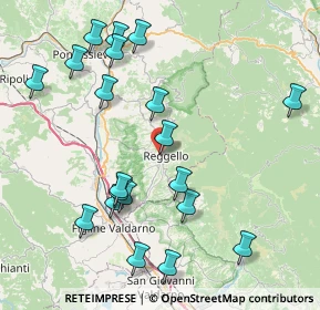 Mappa Via Massimiliano Guerri, 50066 Reggello FI, Italia (9.2835)