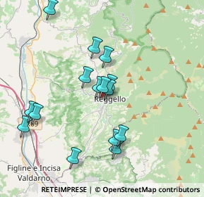 Mappa Via Massimiliano Guerri, 50066 Reggello FI, Italia (3.62267)