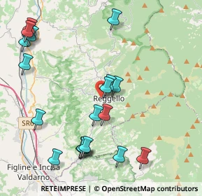 Mappa Via Massimiliano Guerri, 50066 Reggello FI, Italia (4.9805)