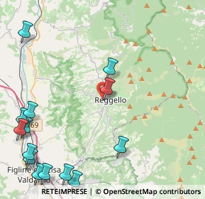 Mappa Via Massimiliano Guerri, 50066 Reggello FI, Italia (6.38071)