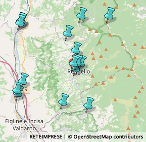 Mappa Via Massimiliano Guerri, 50066 Reggello FI, Italia (4.36125)