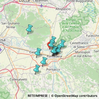 Mappa Piazza Daniele Manin, 56012 Calcinaia PI, Italia (4.27167)