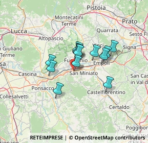 Mappa Via della Gioventù, 56028 San Miniato PI, Italia (9.67923)