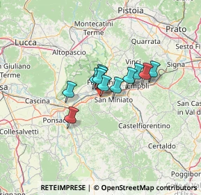 Mappa Via della Gioventù, 56028 San Miniato PI, Italia (7.71333)