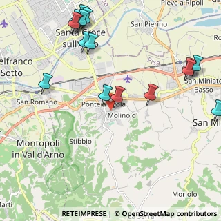 Mappa Via della Gioventù, 56028 San Miniato PI, Italia (2.79938)