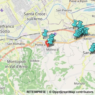 Mappa Via della Gioventù, 56028 San Miniato PI, Italia (2.589)