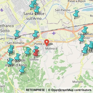 Mappa Via della Gioventù, 56028 San Miniato PI, Italia (3.251)