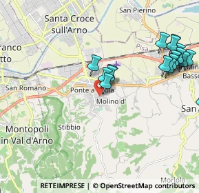 Mappa Via della Gioventù, 56028 San Miniato PI, Italia (2.589)