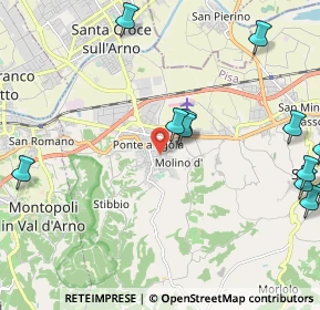 Mappa Via della Gioventù, 56028 San Miniato PI, Italia (2.95923)