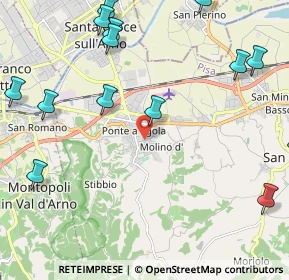 Mappa Via della Gioventù, 56028 San Miniato PI, Italia (3.06733)
