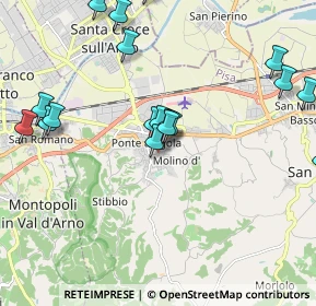 Mappa Via della Gioventù, 56028 San Miniato PI, Italia (2.31833)