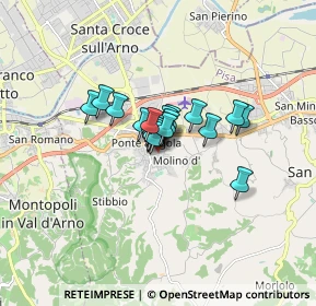 Mappa Via della Gioventù, 56028 San Miniato PI, Italia (0.8535)
