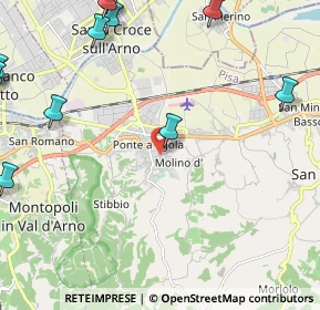 Mappa Via della Gioventù, 56028 San Miniato PI, Italia (3.61286)
