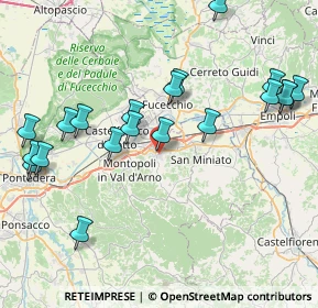 Mappa Via della Gioventù, 56028 San Miniato PI, Italia (9.4425)