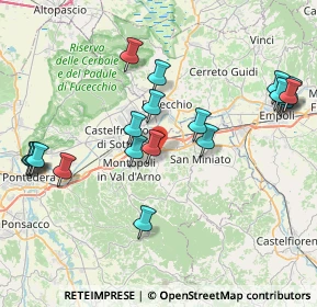 Mappa Via della Gioventù, 56028 San Miniato PI, Italia (9.177)