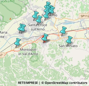 Mappa Via della Gioventù, 56028 San Miniato PI, Italia (4.20538)