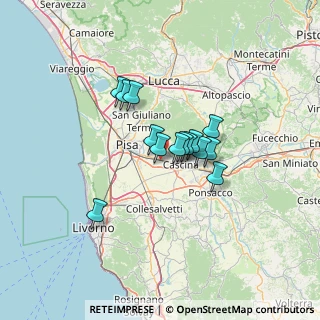 Mappa Via Mario Giuntini, 56021 Pisa PI, Italia (9.14071)