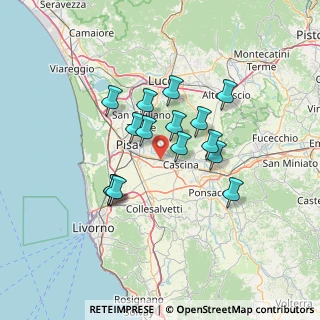 Mappa Via Mario Giuntini, 56021 Pisa PI, Italia (11.26533)
