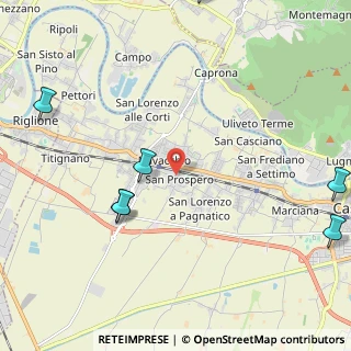 Mappa Via Mario Giuntini, 56021 Pisa PI, Italia (3.76417)