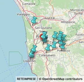 Mappa Via di Tegulaia, 56124 Pisa PI, Italia (10.26188)