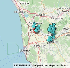 Mappa Via di Tegulaia, 56124 Pisa PI, Italia (11.96471)