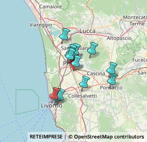 Mappa Via di Tegulaia, 56124 Pisa PI, Italia (10.23077)