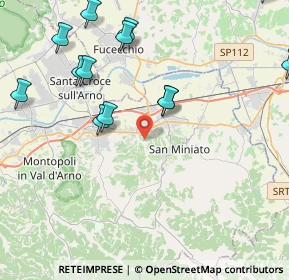 Mappa San Miniato, 56028 San Miniato PI, Italia (5.722)