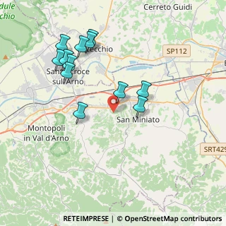 Mappa San Miniato, 56028 San Miniato PI, Italia (4.08333)