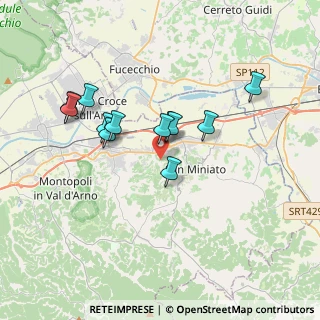 Mappa San Miniato, 56028 San Miniato PI, Italia (3.1975)